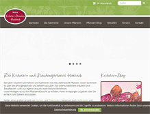 Tablet Screenshot of kraeuter-hasbach.de